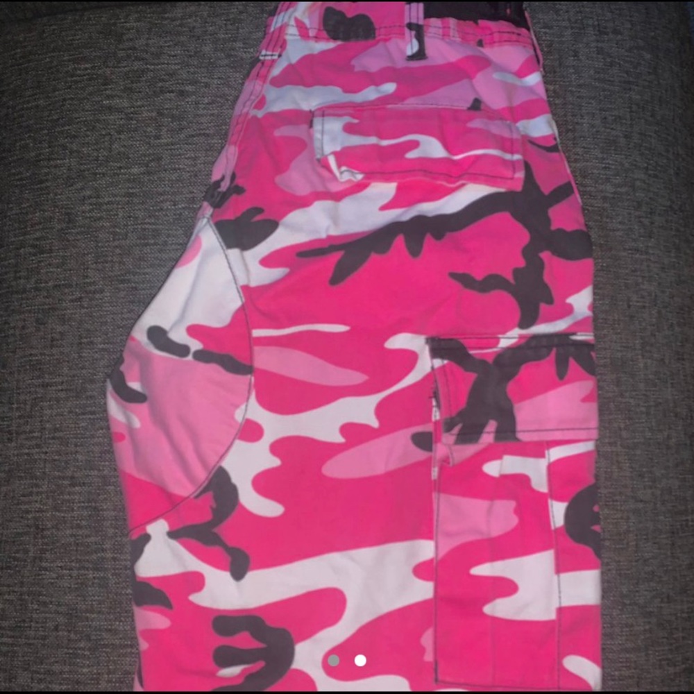 Pink Rothco Cargo Pants - Picture 2 of 2